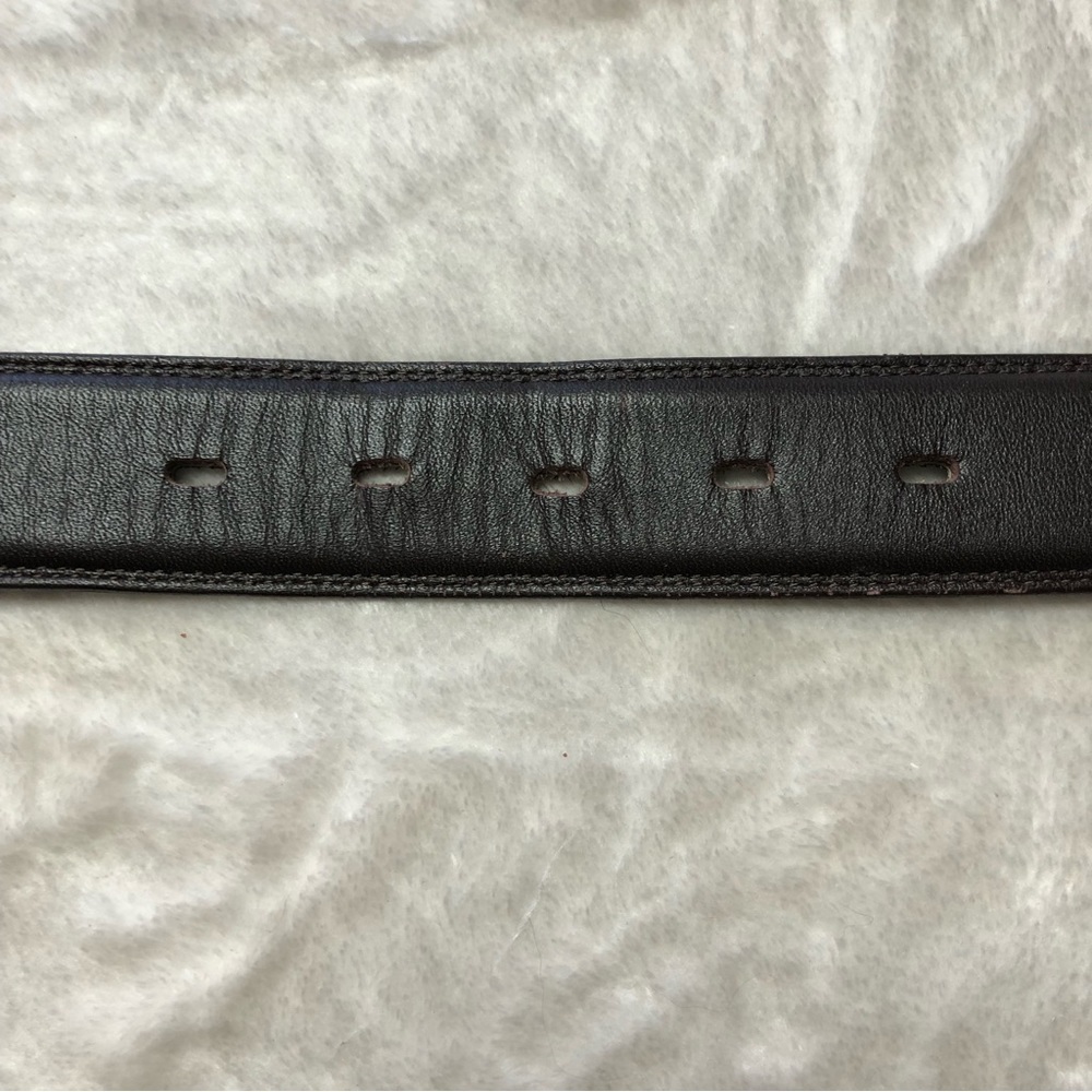 Cansooba Dark Brown Leather Belt Size 36 - Picture 7 of 10
